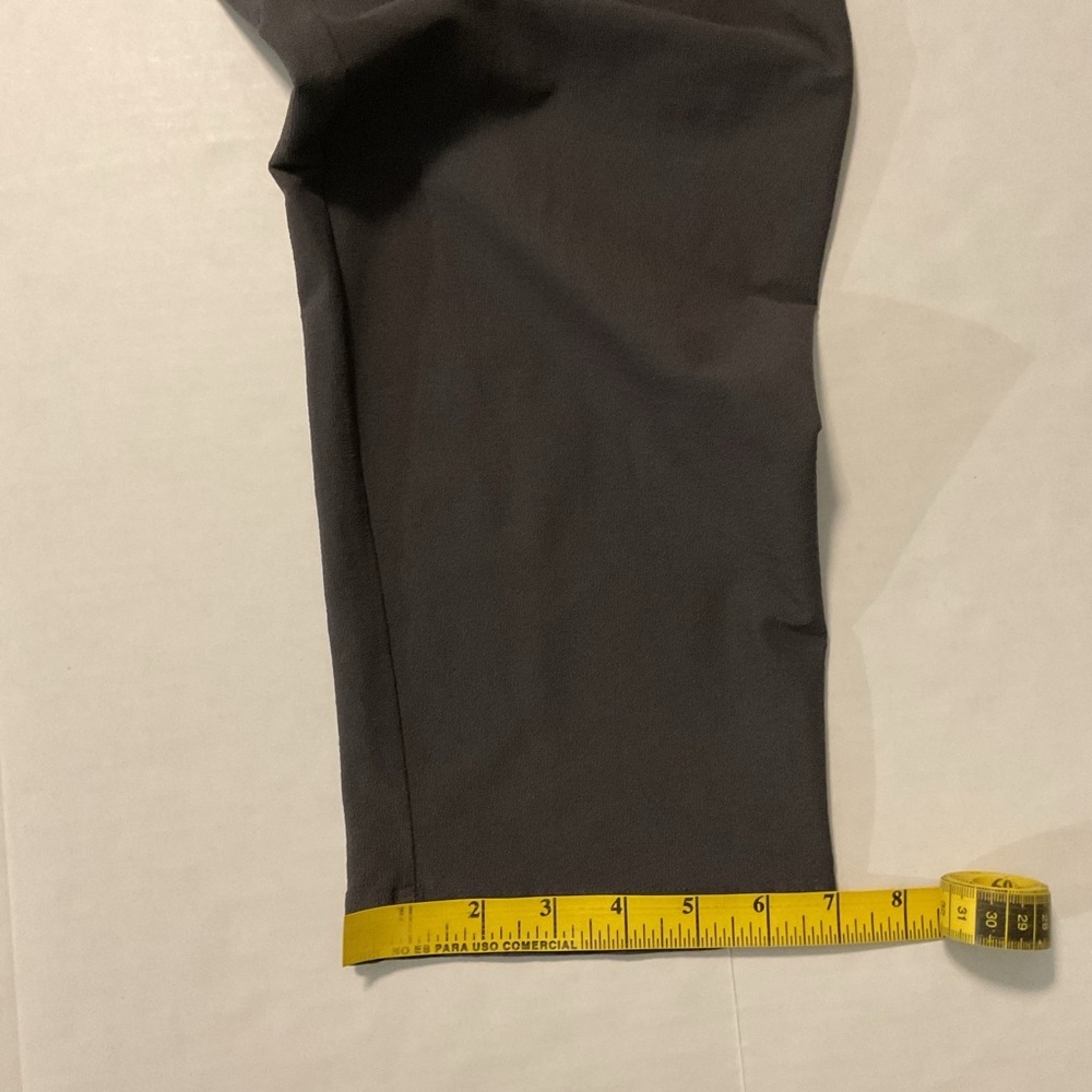Eileen Fisher Women’s Pull-On Stretch Crepe Ankle Pants Dark Gray - Picture 4 of 9